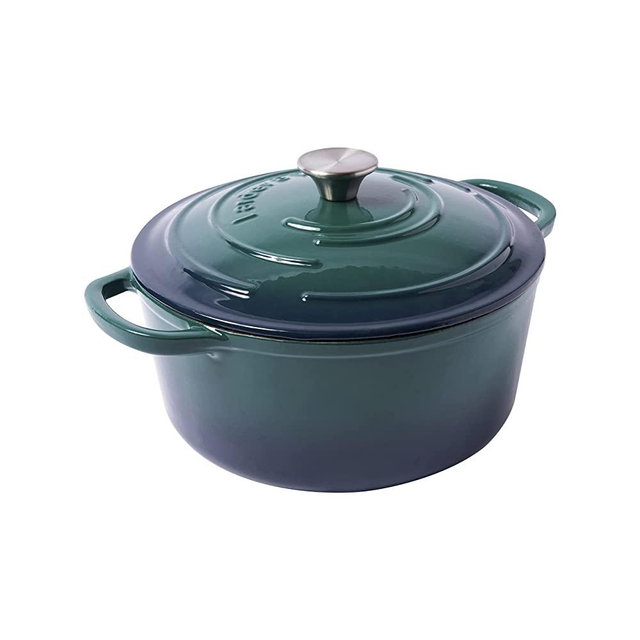 Larder & Vine Enameled Cast Iron Round Dutch Oven | 5.7 qt. (Bondi)