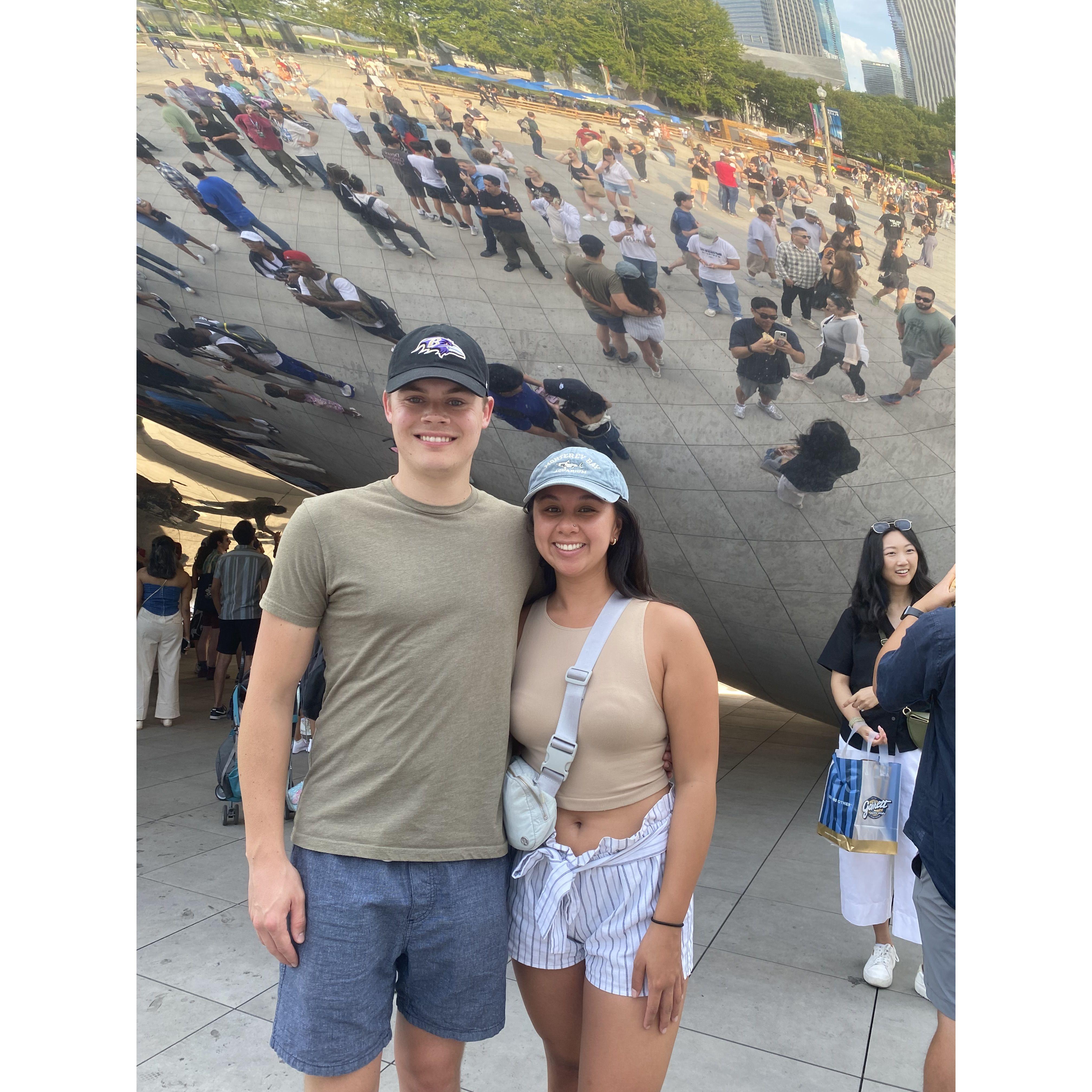 At Chicago's The Bean!