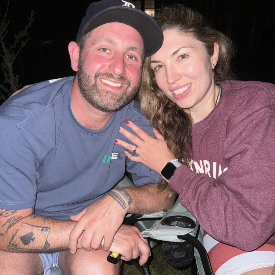 Right after Matt proposed!