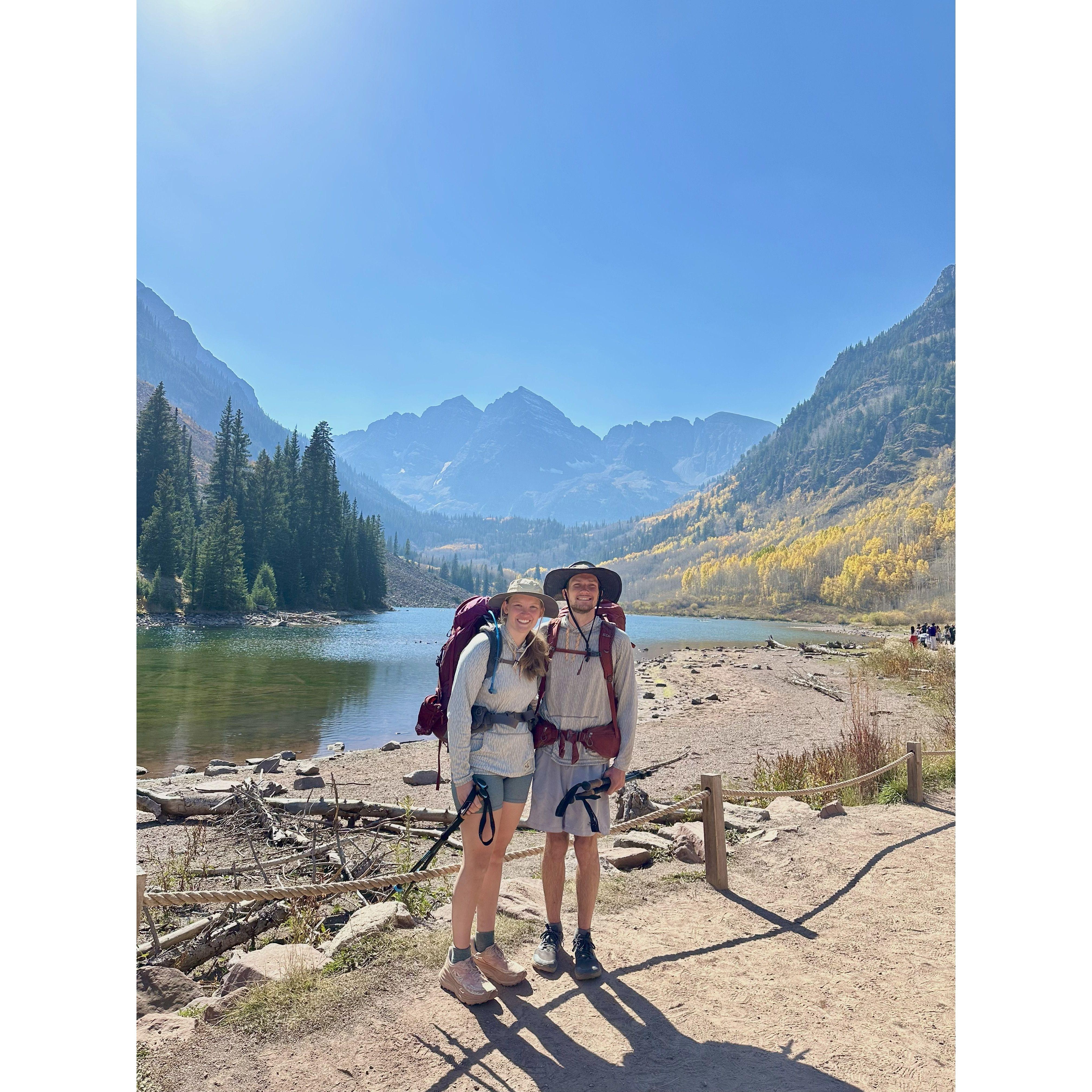 Oct 2024. Starting the Four Pass Loop in Aspen.