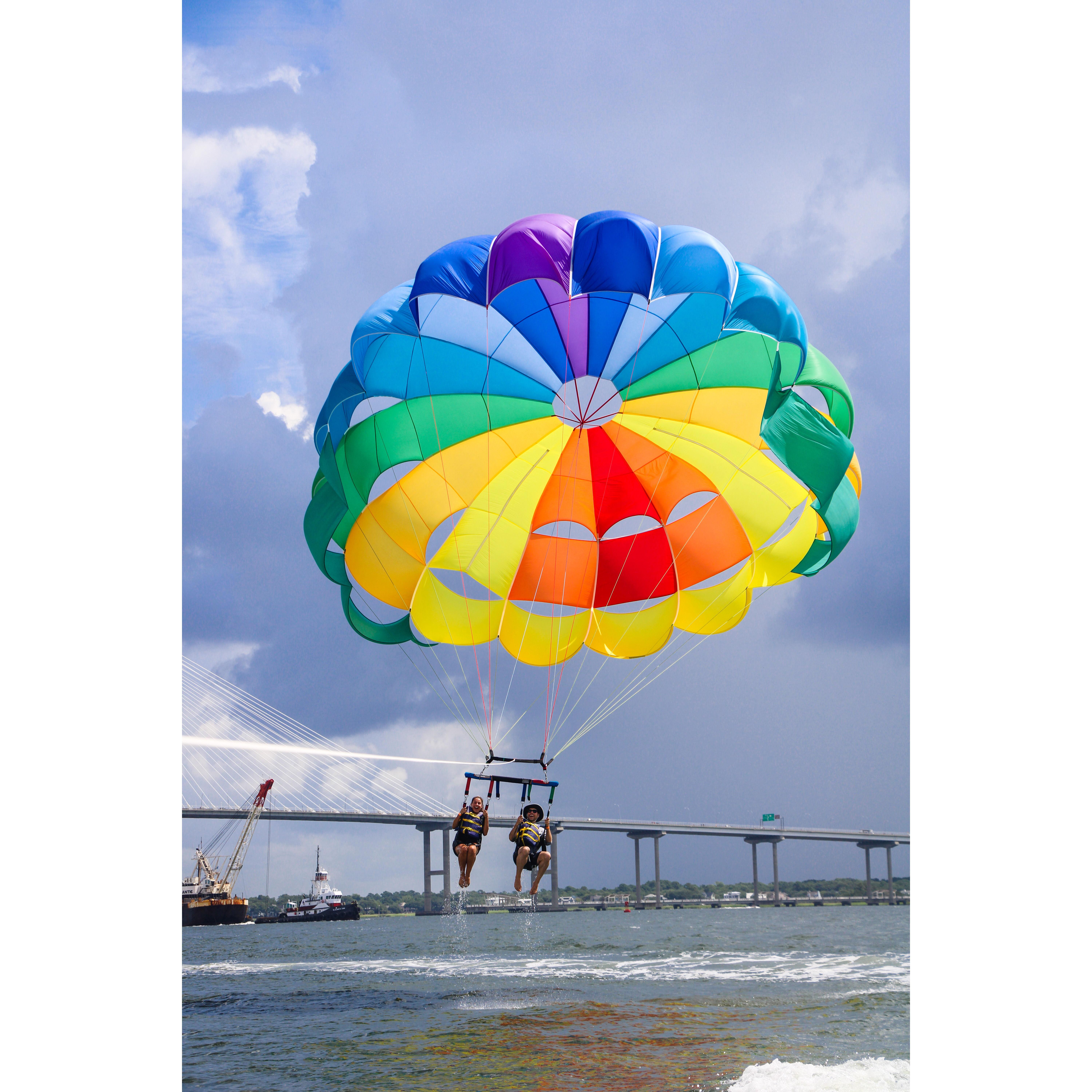Parasailing on the Charleston Harbor!