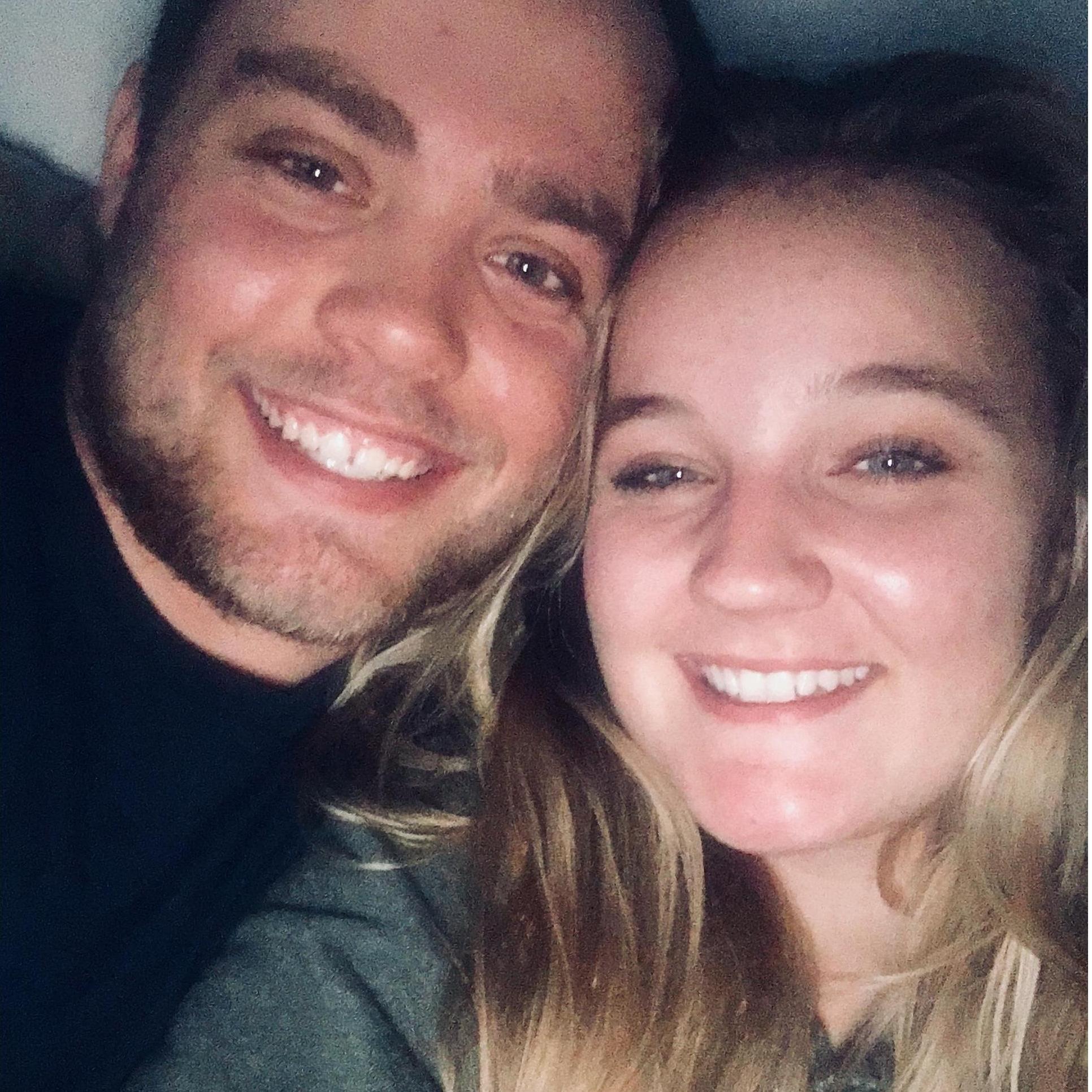 Our first ever photo together! (March, 2018)
