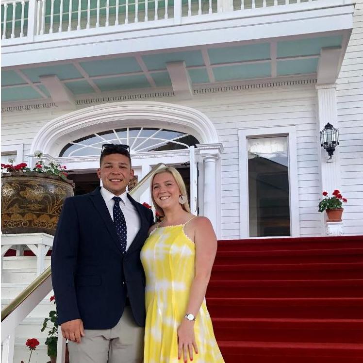 Dinner at the Grand Hotel, little did I know soon he would pop the question!