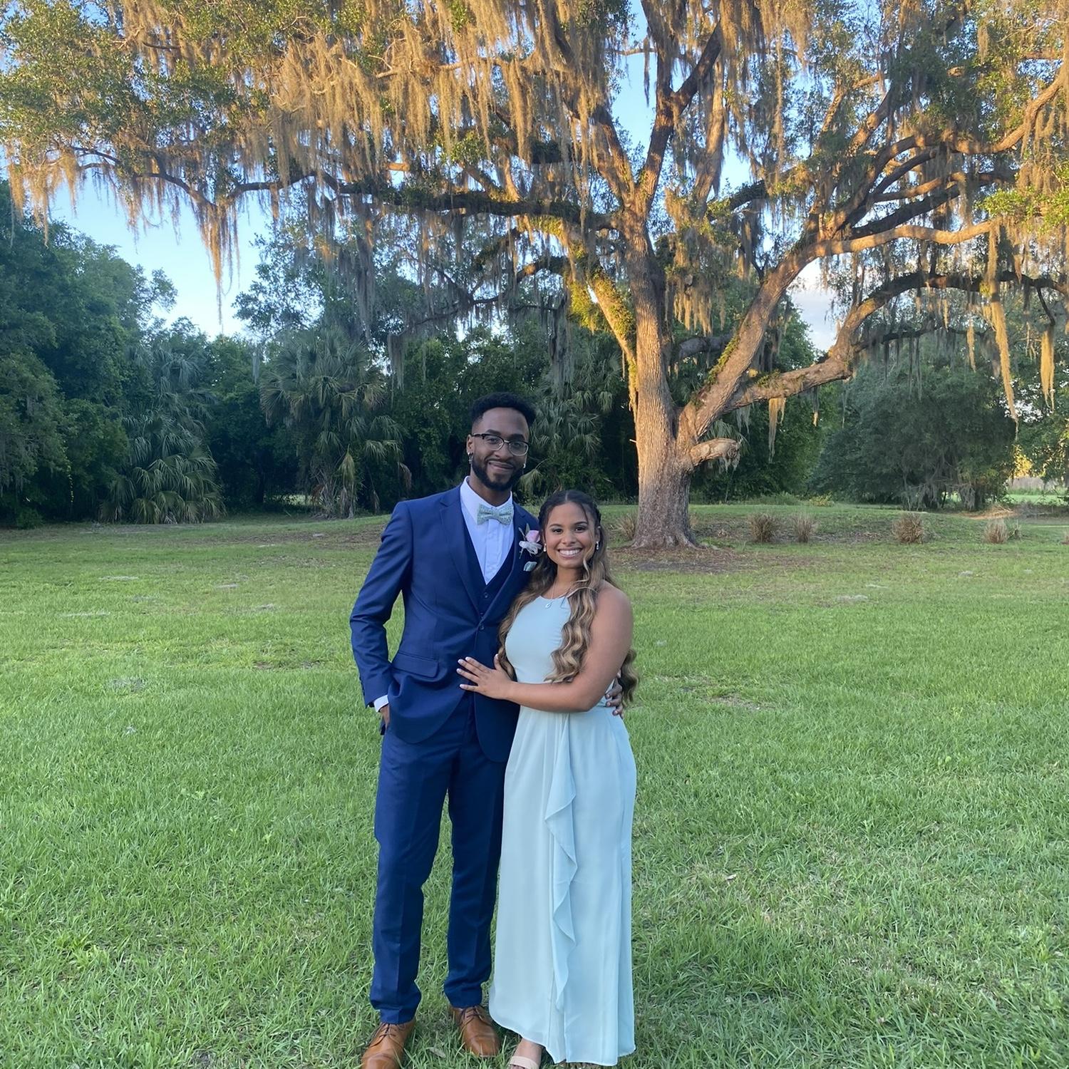 Walking together at our friends wedding