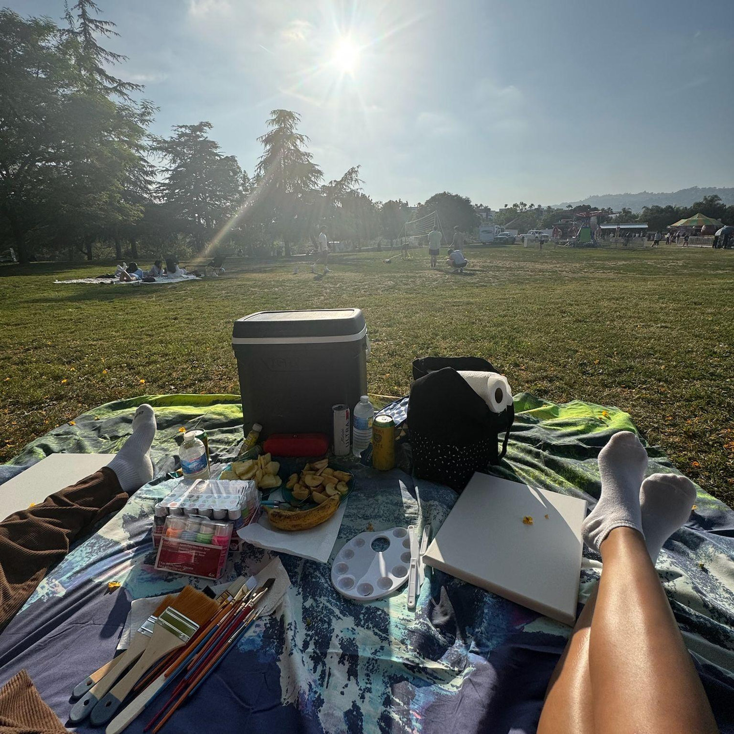 Painting & Picnic date <3