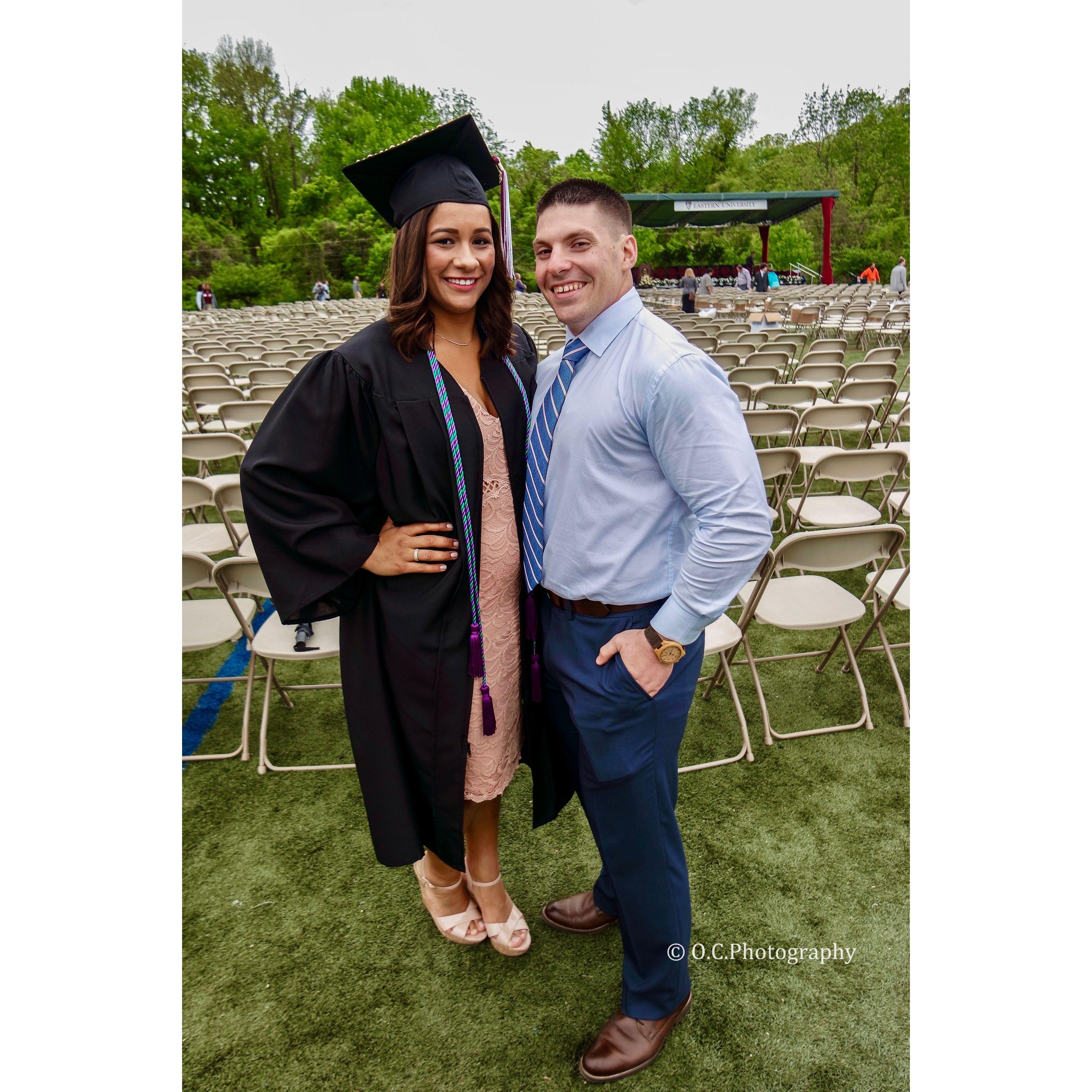 Melissa's graduation from Eastern University!