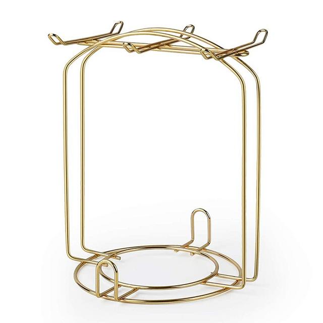 Amazingware Stainless Steel Wire Rack Display Stand Service for Tea Cups, Bracket