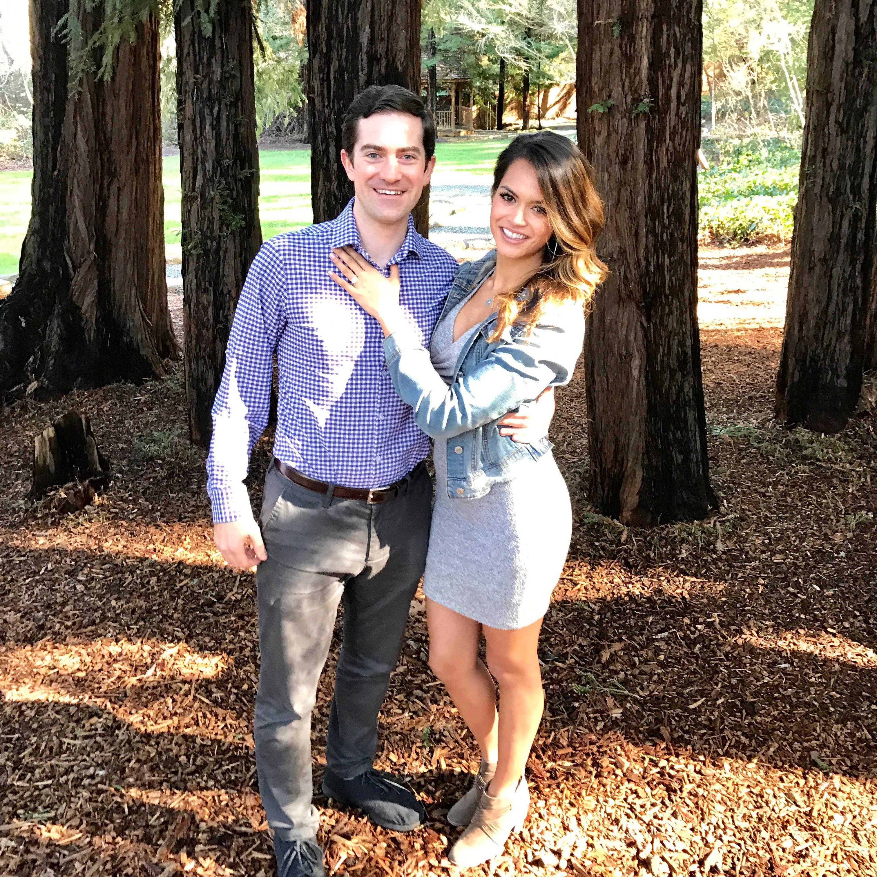 Our engagement moment at Reverie!