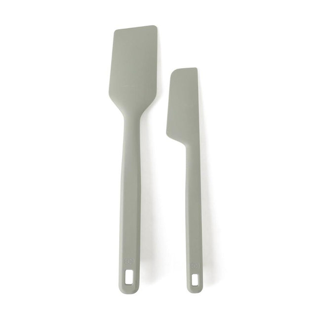 Calphalon Prime 2 Piece Sillcone Flexible Scraper - Taupe