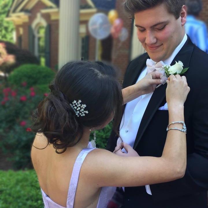 2018 - Karlie and Nate at their senior Prom.