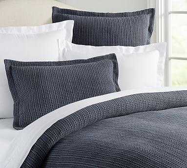 Honeycomb Duvet Cover, Full/Queen, Midnight