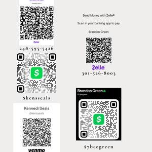 For those who prefer Zelle, CashApp or Venmo