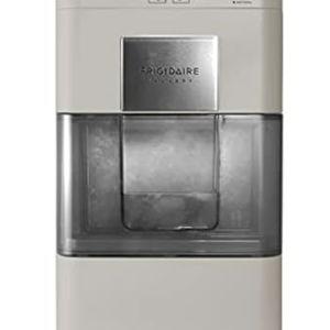 Frigidaire Nugget Ice Maker, Countertop Ice Machine with Transparent Window, Sonic Ice Maker with 44 lbs. Capacity, Auto Self Cleaning Ice Maker Machine, 2.0 Gen, Cream - 16.75D x 11.75W x 20.25H