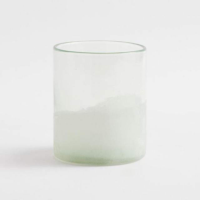 Montauk Frosted Votives, Sea Glass/Partially Frosted, Large, 5"x6"