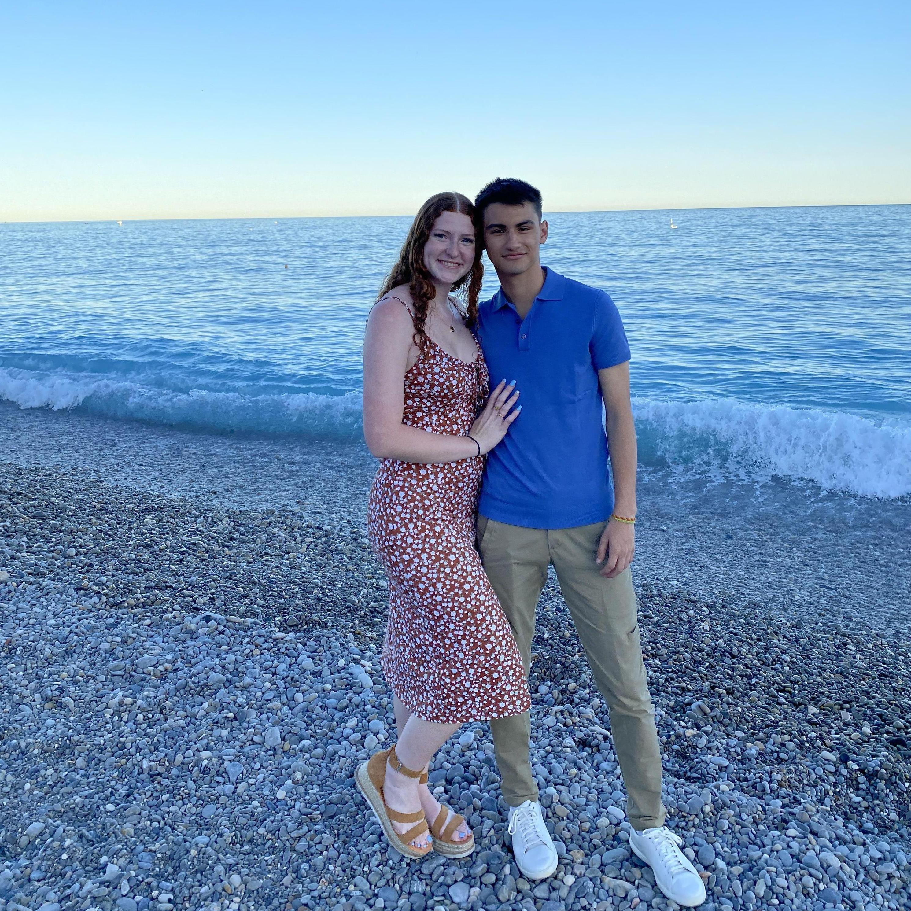 6.10.22 - Amy and Emanuel in Nice, France.
