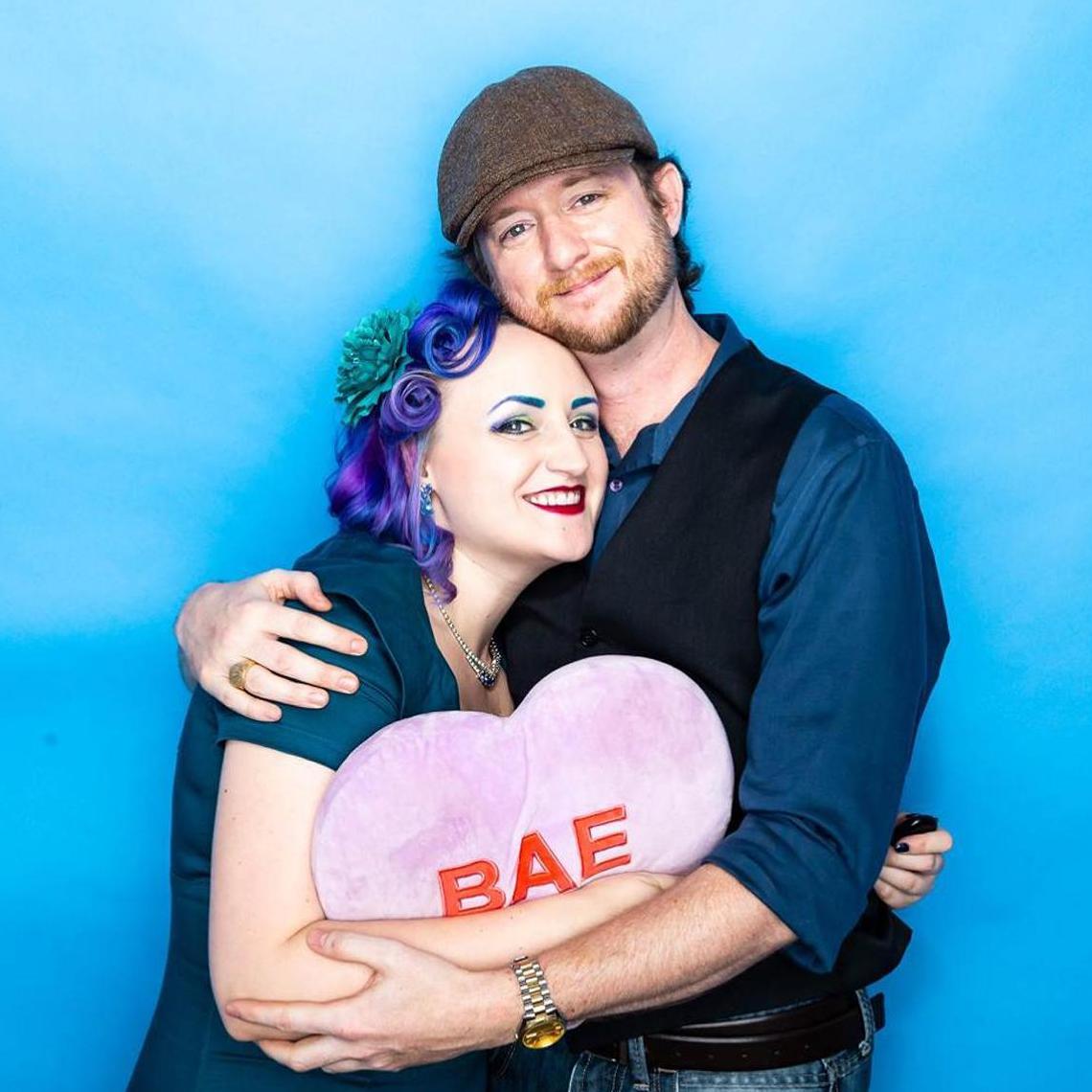 This was from a photobooth at a friend's wedding!