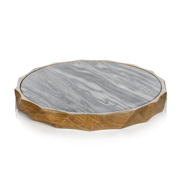 RAMONDA WOOD & MARBLE SERVING BOARD