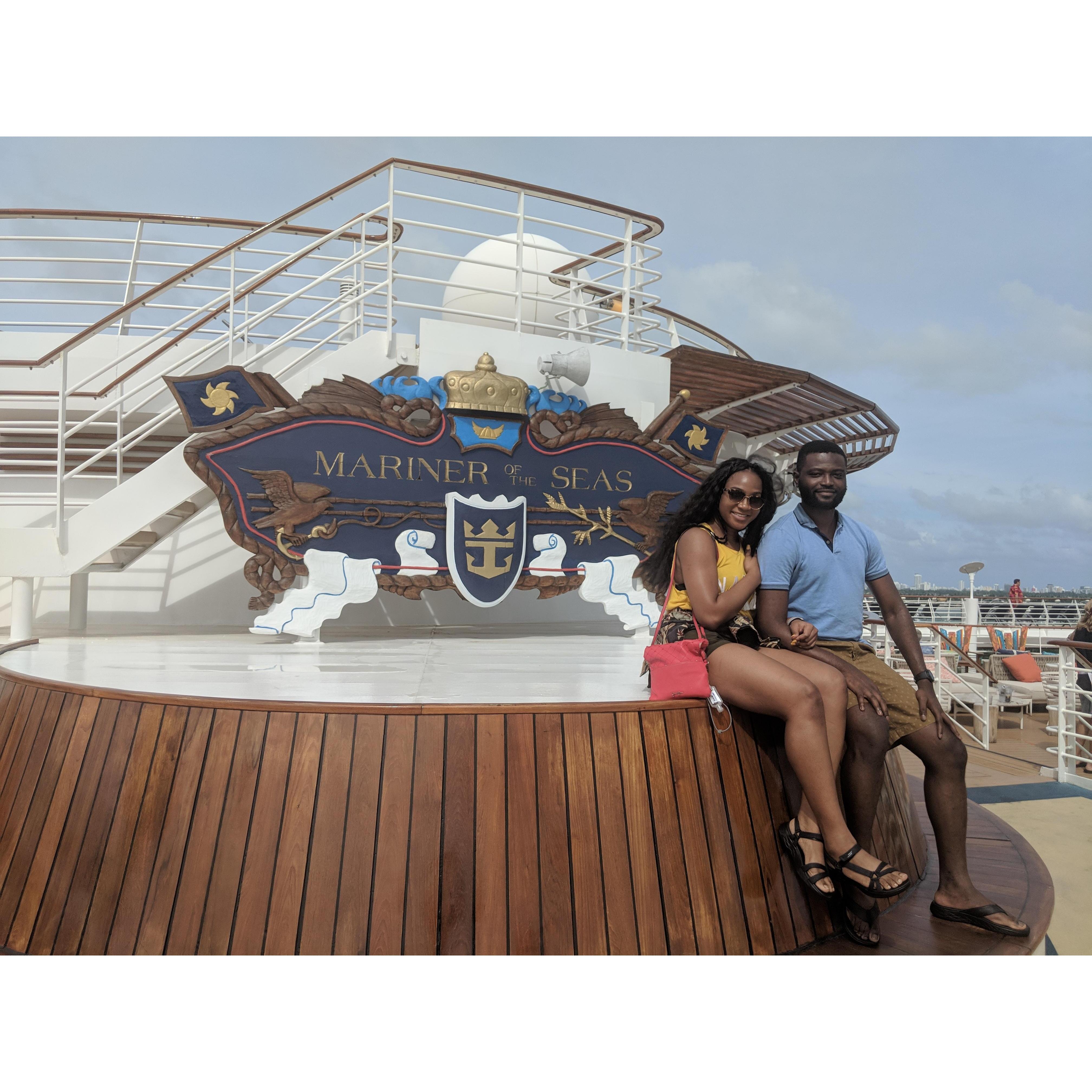 Our first cruise trip out of Miami