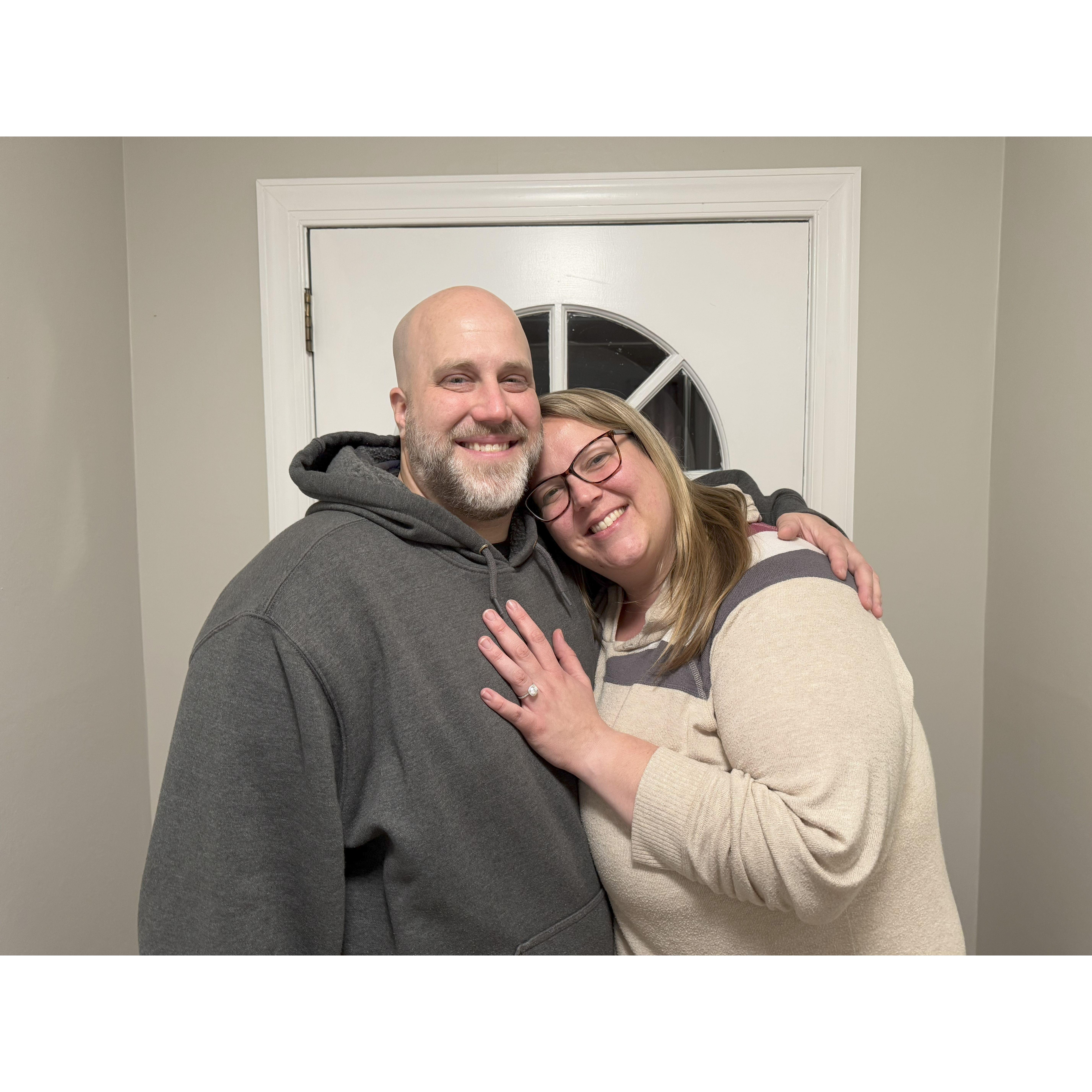 Engaged on Thanksgiving- November 28, 2024!