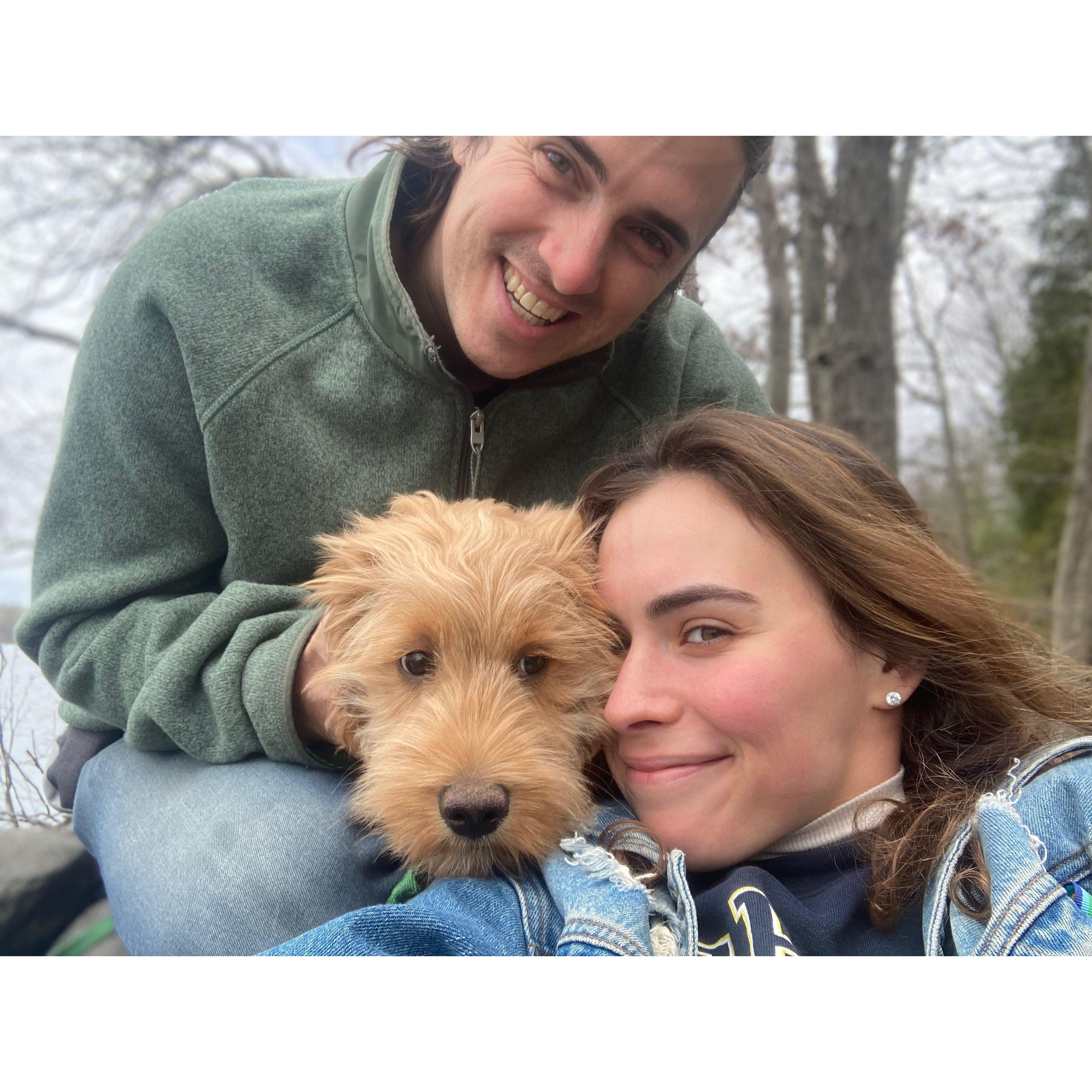 Our first hike with Mochi