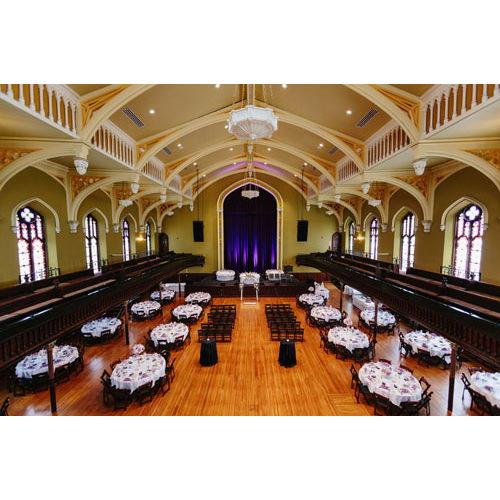 Inside view of the wedding venue - Asbury Hall at Babeville