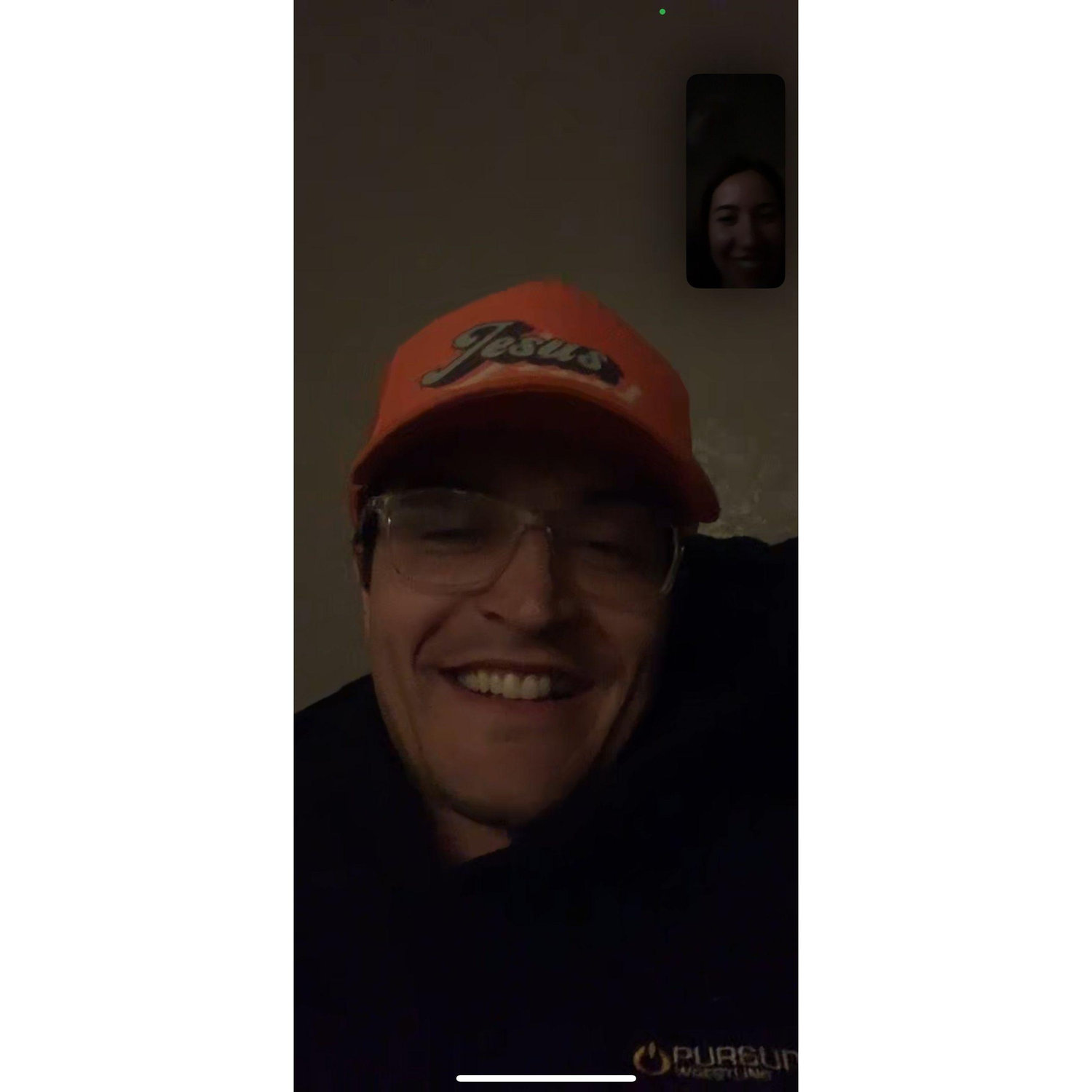 Many long-distance calls with the Jesus Hat Man!