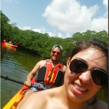 You can always find us kayaking along the water! (March 2016)