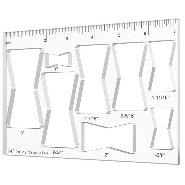 Router Jig Template Templates for Woodworking Router Tool Butterfly Key Inlay Template Decorative