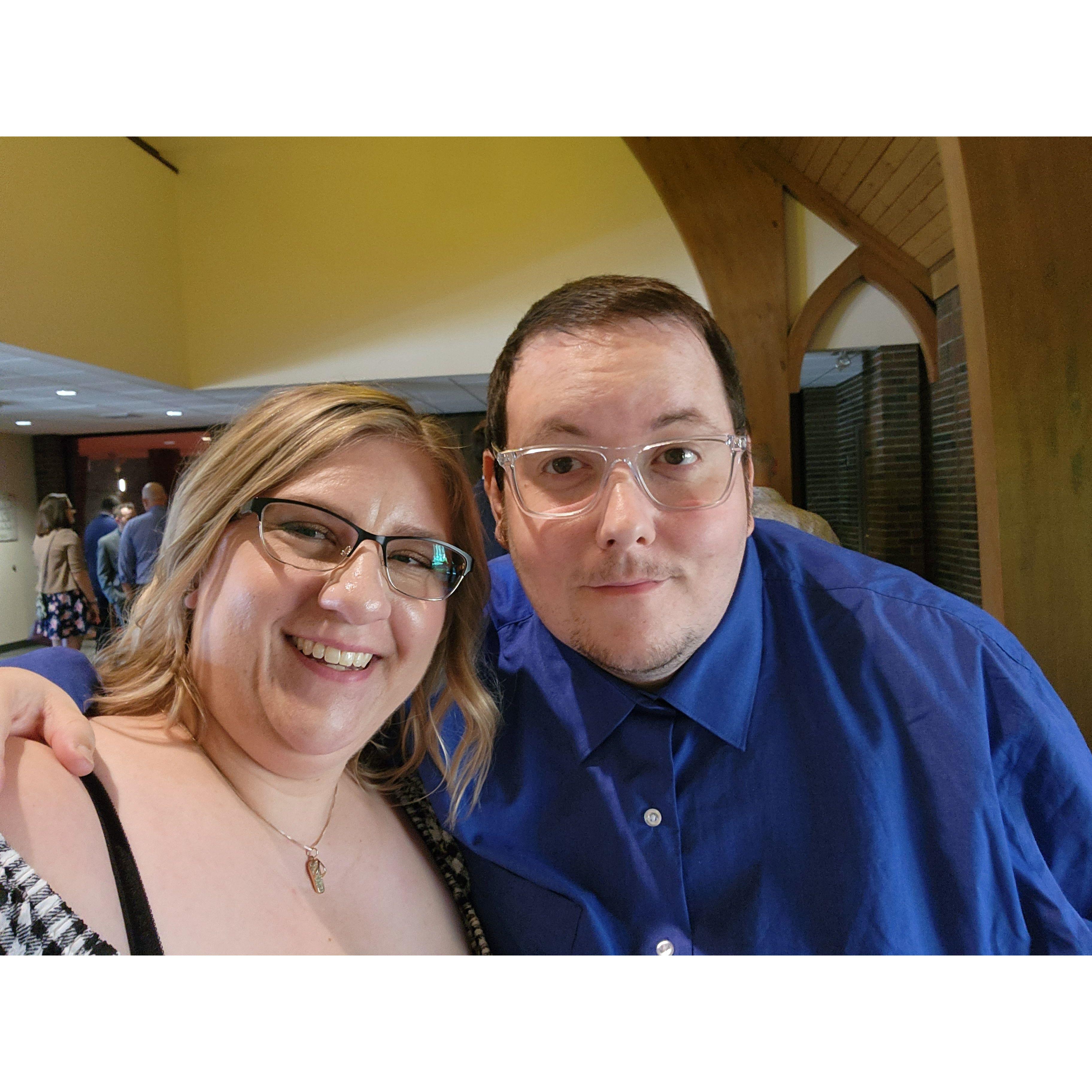 At my friend Athena's wedding August 2022.