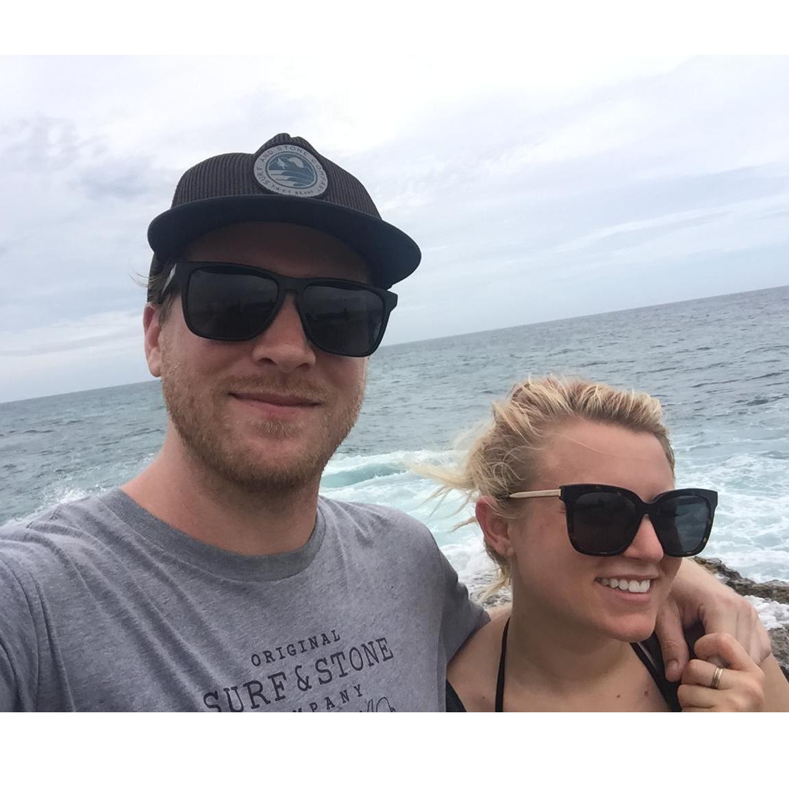 Our first international trip together (to Aruba, highly recommended).