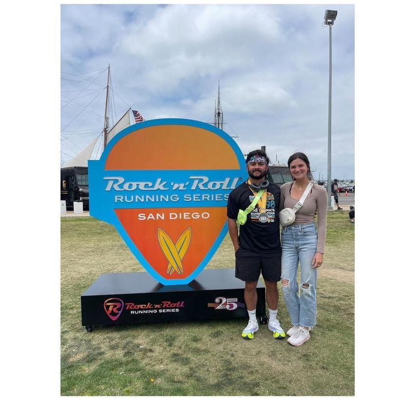 Justin's first half marathon!