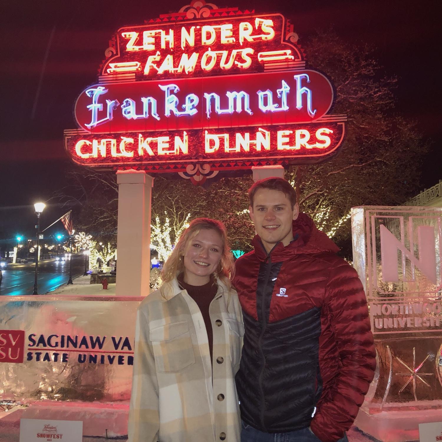 Visiting Frankenmuth while we still lived in Michigan