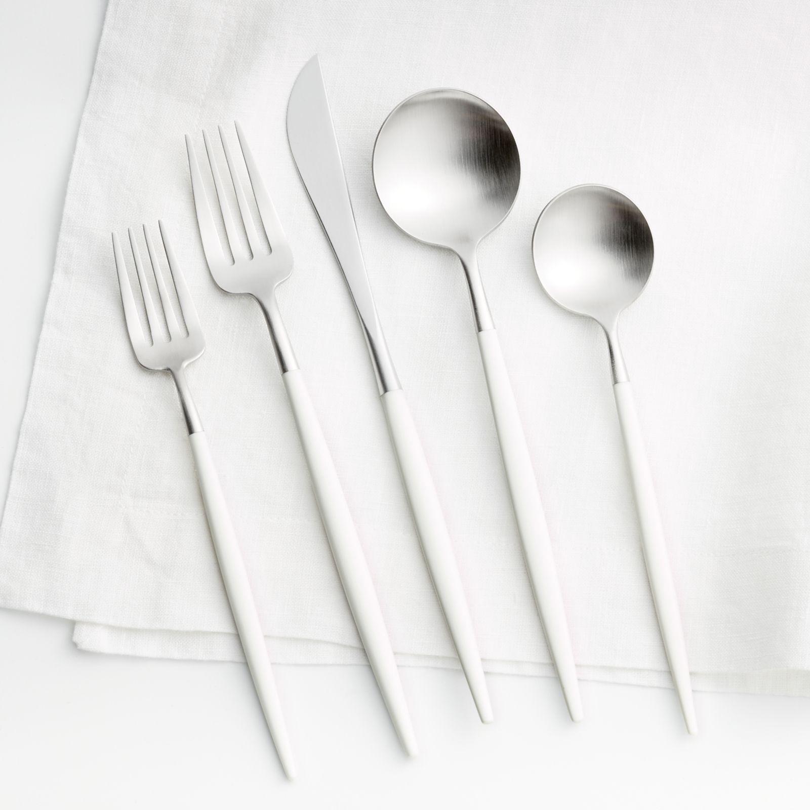 Aero Black Flatware 5-Piece Place Setting + Reviews