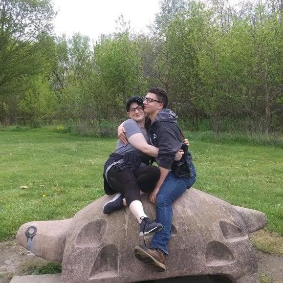 This was when we just started dating.