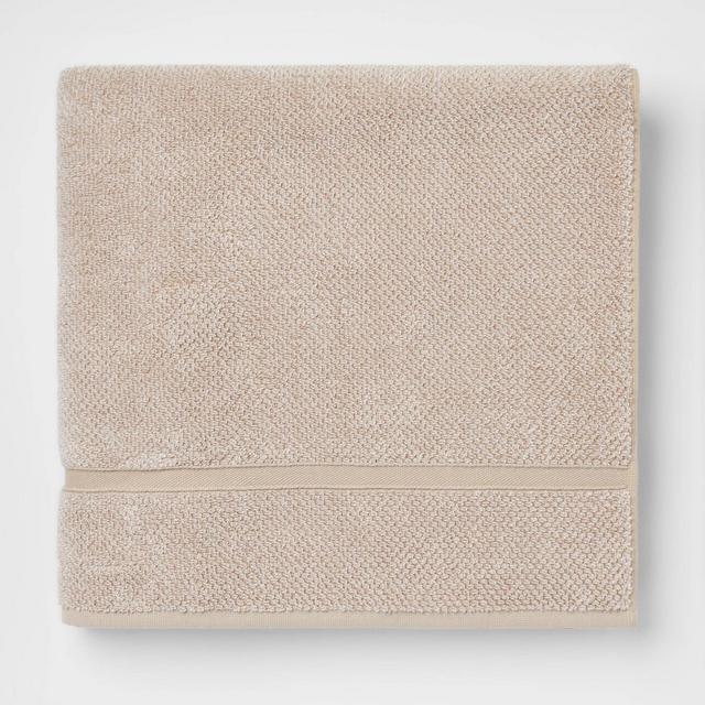 Performance Texture Bath Towel Tan - Threshold™