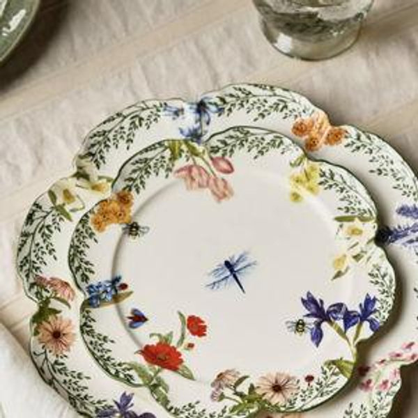 Eden Stoneware Dessert Plates, Set of 4