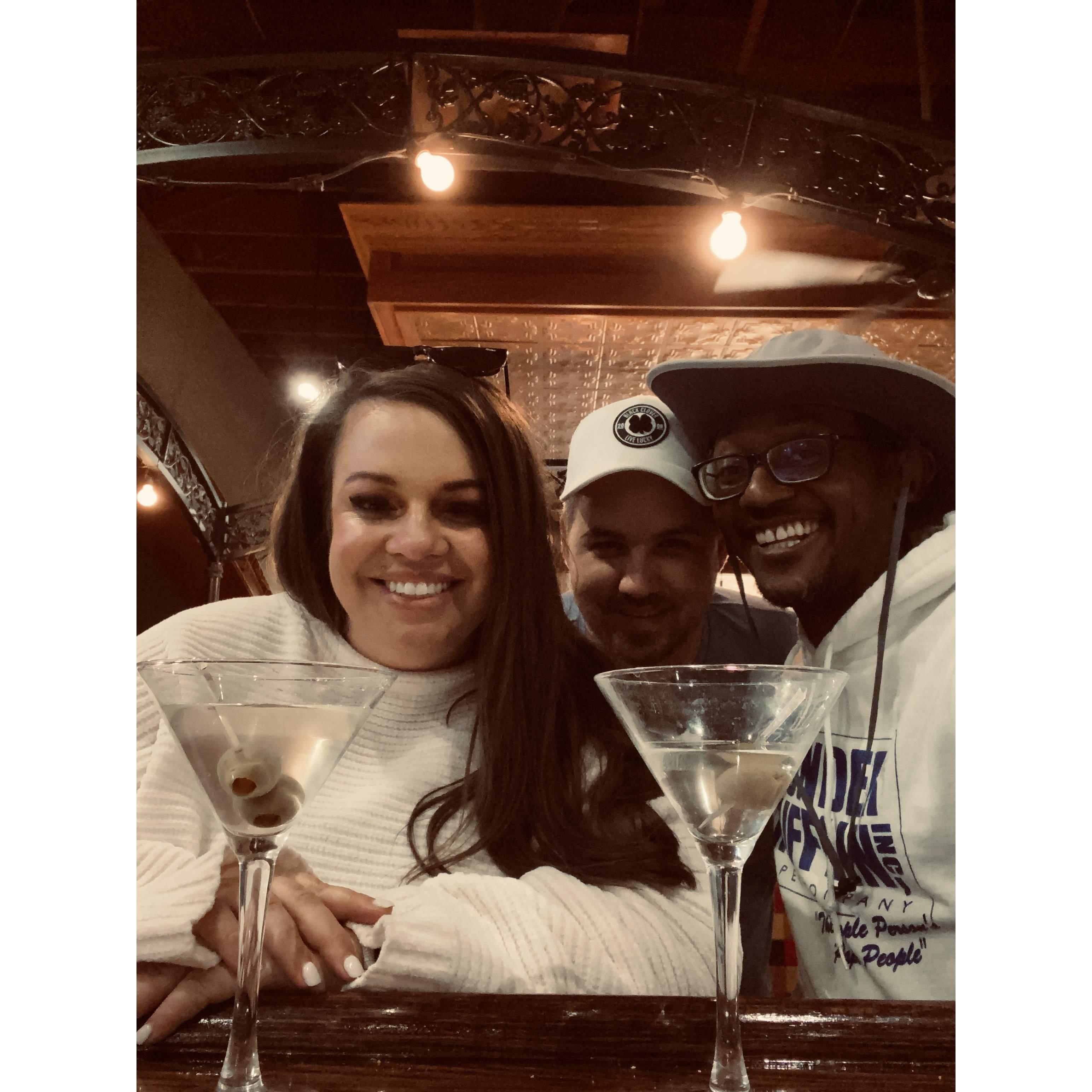 The 3 Amigo's having cocktails for my birthday. Randi MADE this happen even though I didn't want to celebrate.