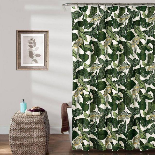 72"x72" Tropical Paradise Shower Curtain - Lush Décor
