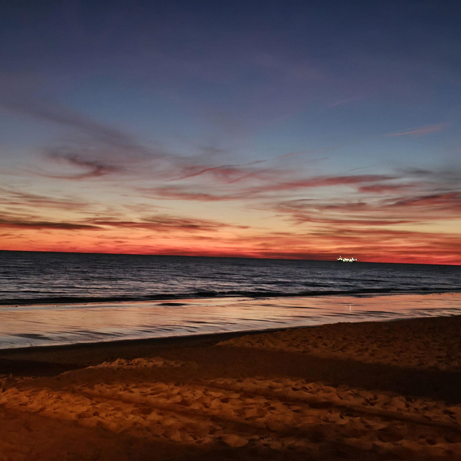 Oak Island sunset from when we visited in November