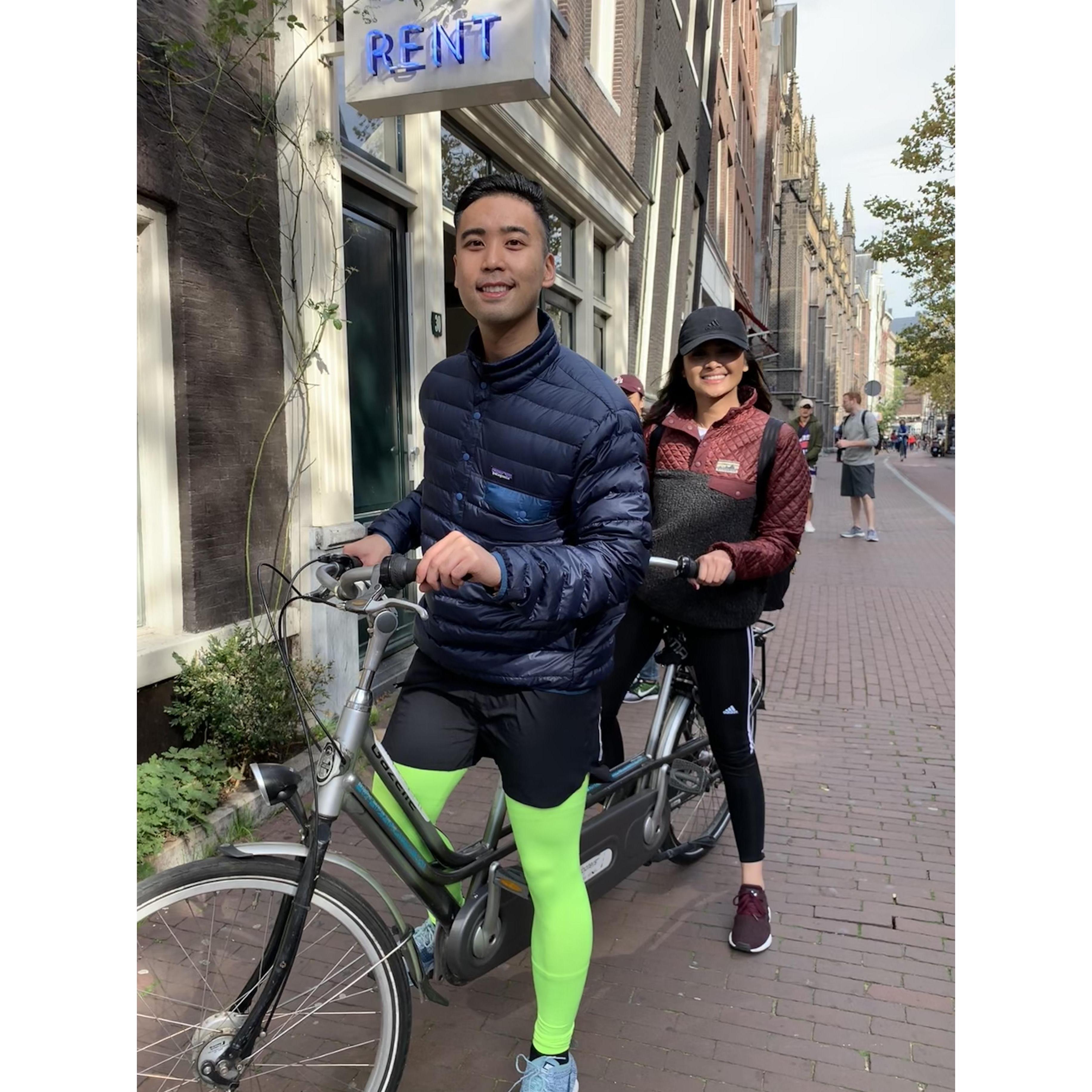 Tandem Biking in Amsterdam