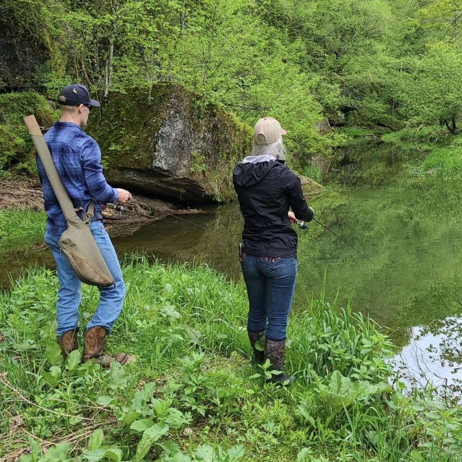 May 2022: We went trout fishing together and had an absolute blast!