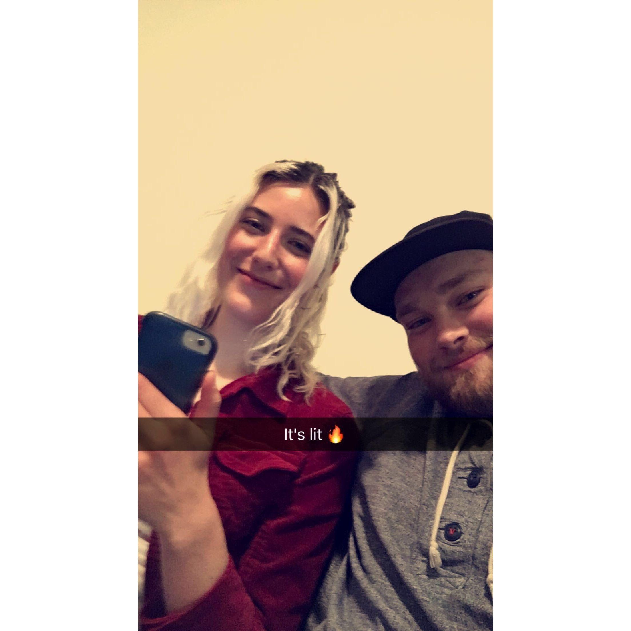 One of the first dates we ever went on together! Around April 2017. Total fetuses