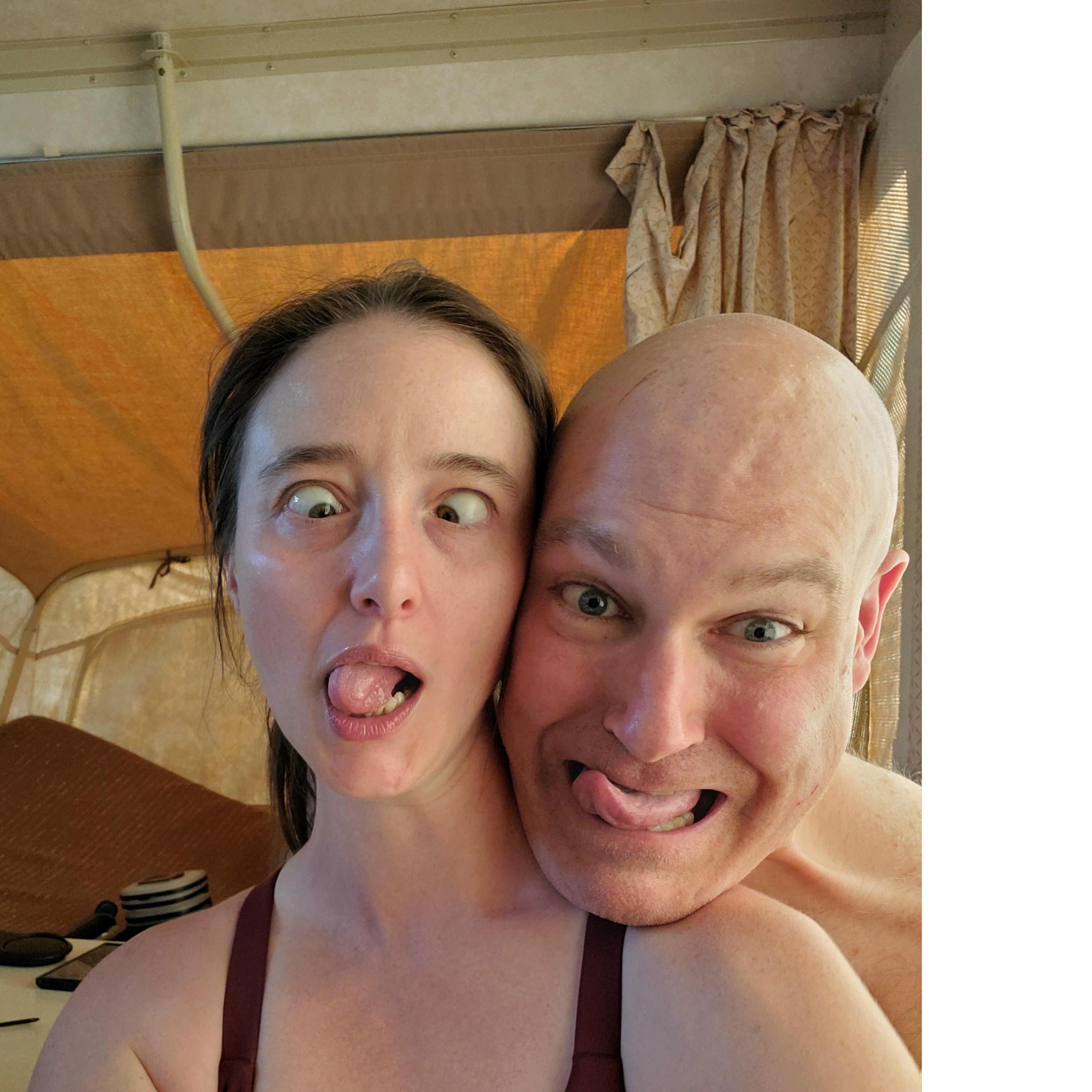 Camping shenanigans from our cross country tour in 2021.