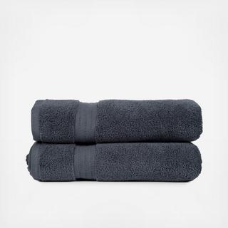 Zero Twist Bath Towel, Set of 2