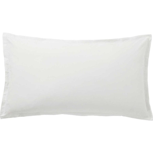 Spencer Washed Organic Cotton Sham, King, White