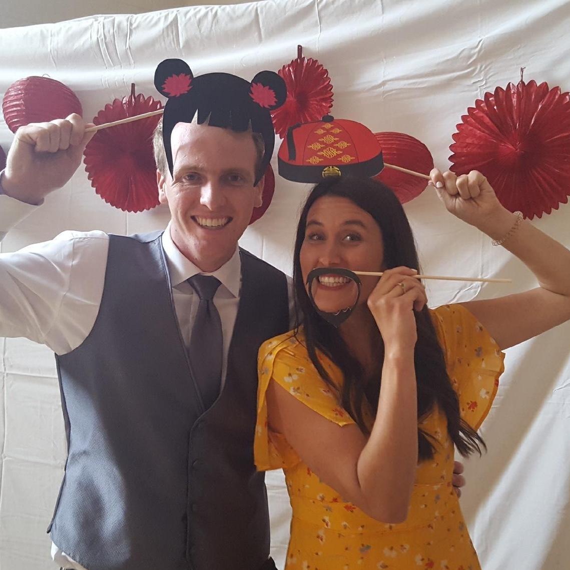 Our first wedding, which was in Wilmer, Minnesota