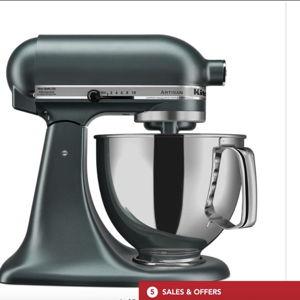 Artisan® Series 5 Quart Tilt-Head Stand Mixer Blue Steel KSM150PSBS | KitchenAid