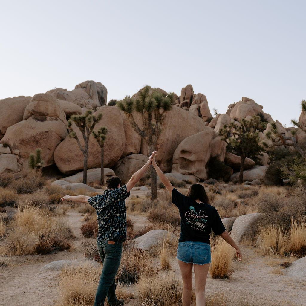 We got engaged at Joshua Tree National Park, California on September 19, 2024