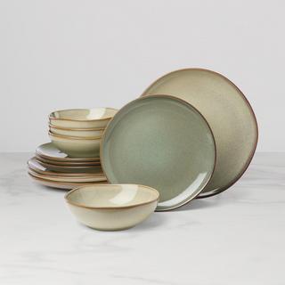 Organic Shades 12-Piece Dinnerware Set, Service for 4