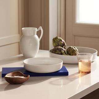 White Fluted Ovenware